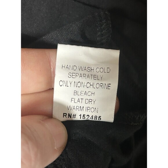 PAPERMOON.Black Strappy Blouson Maxi Sz XLP dark fariy witchy Whimisgoth grunge - Picture 8 of 8